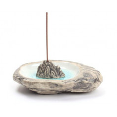 Підставка для пахощів "Гора, що упирається в небо" зі блюдцем