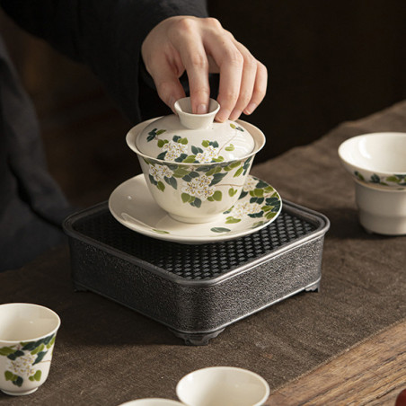 Квіти чаю - класична порцелянова гайвань