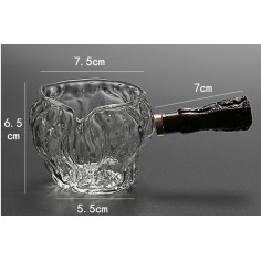 Чахля скляна "під дерево" з дерев'яною ручкою 2