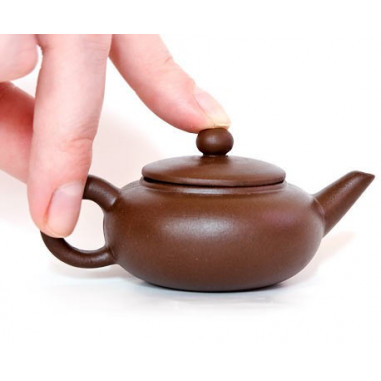Коричневий чайник "Овальна перлина", 40 мл