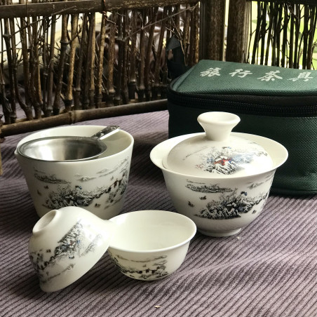 Чайний набір для подорожей (з краєвидом)