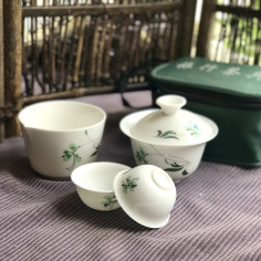 Чайний набір для подорожей (з квіткою)