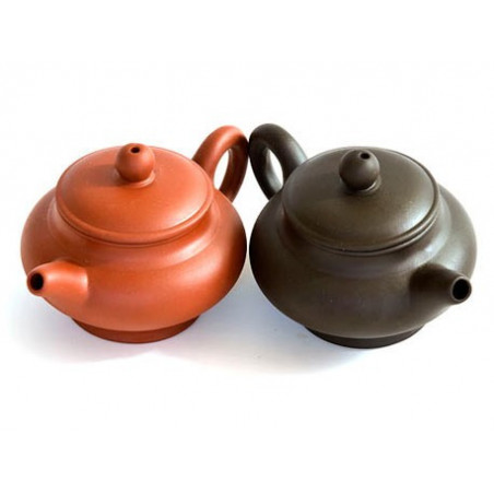 Чорний глиняний чайник, 60 мл