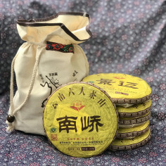 Шу пуер із шести великих гір Юньнані (набір із 6 млинців)