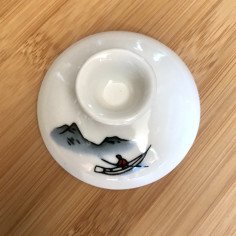 РОЗПРОДАЖ Маленька кришка від гайвані "пейзаж" (6,6 см)