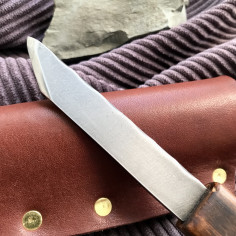 Пуерний ніж із булату (з ручкою з клена) 2