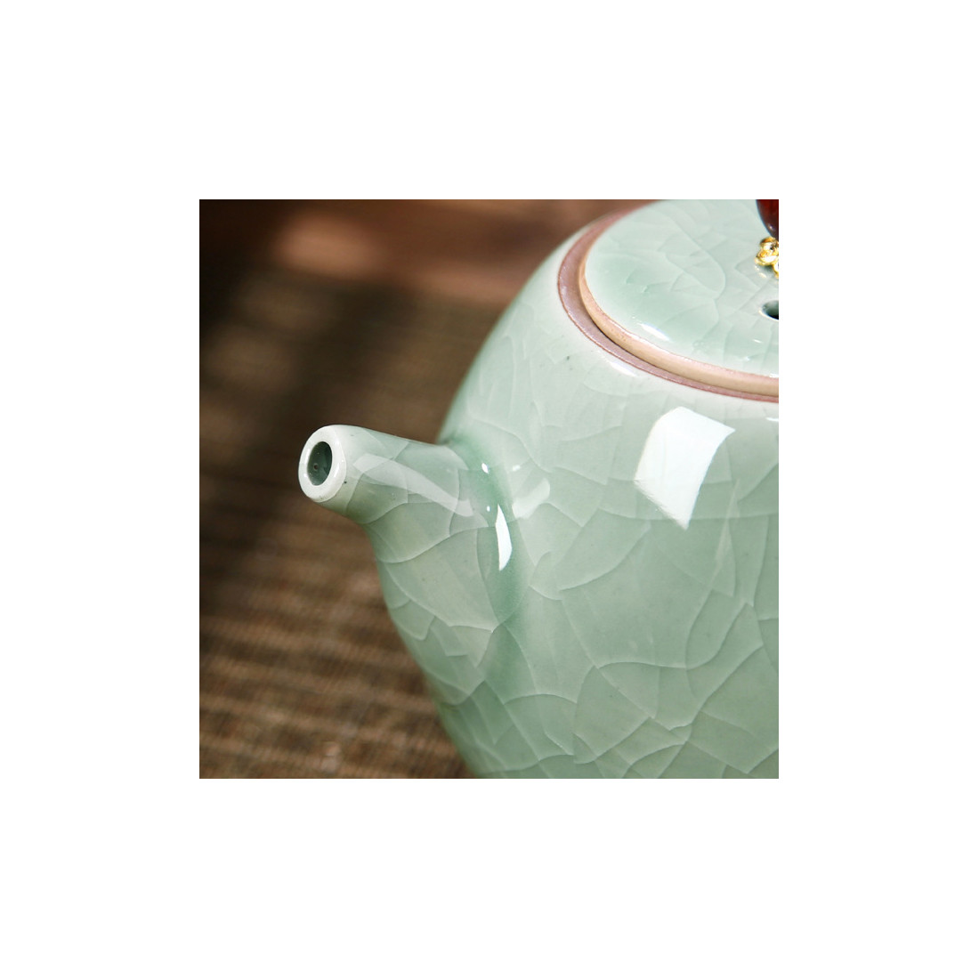 Блакитний набір ґеяо з чайником із... Блакитний набір ґеяо з чайником із...