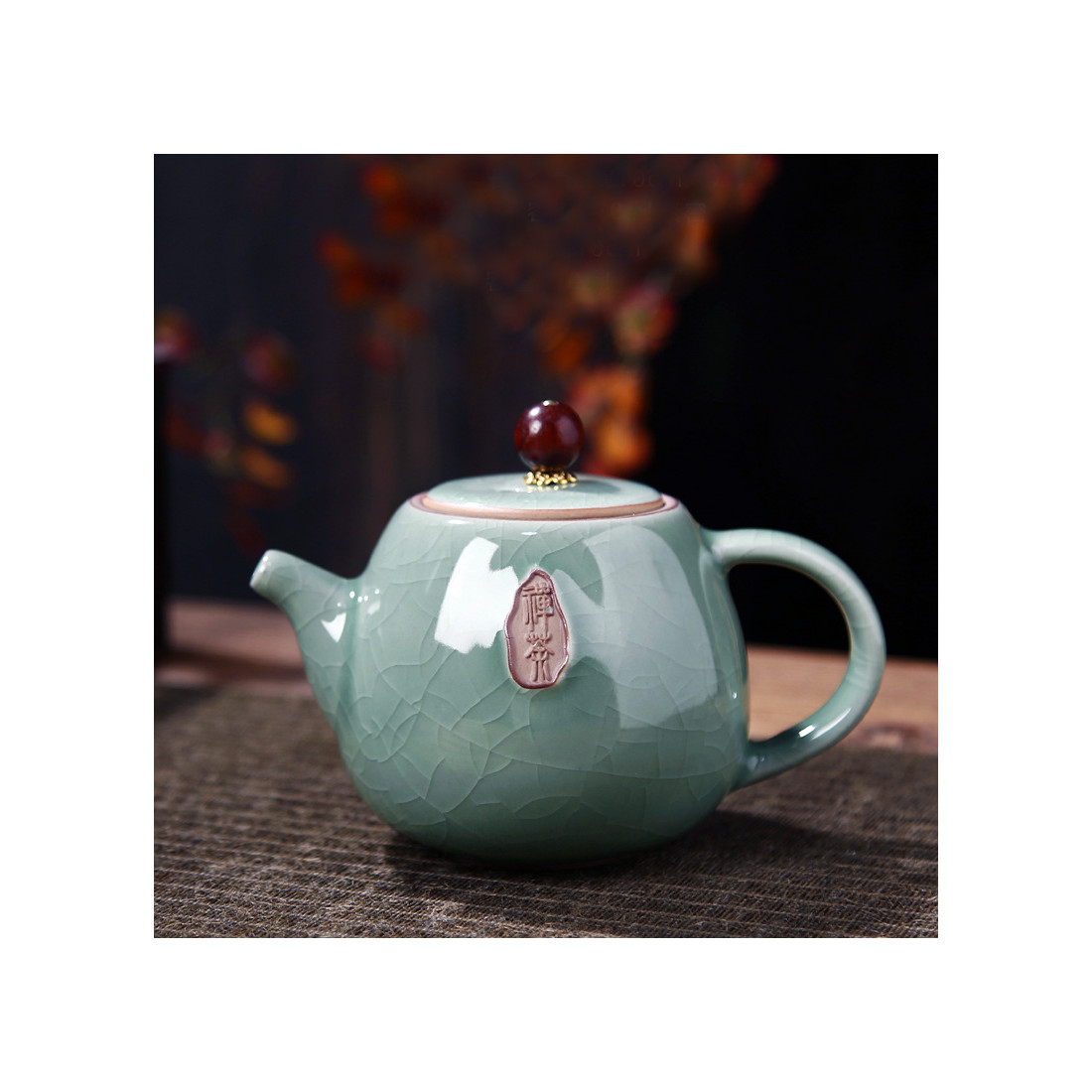 Блакитний набір ґеяо з чайником із... Блакитний набір ґеяо з чайником із...