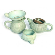 Світло-блакитне сито з підставкою 2