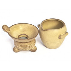 Світло-коричневе сито із підставкою 2