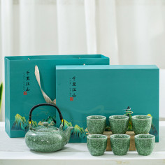 Набір ґеяо з великим чайником з ручкою Ляна