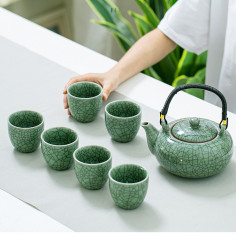 Набір ґеяо з великим чайником з ручкою Ляна 2