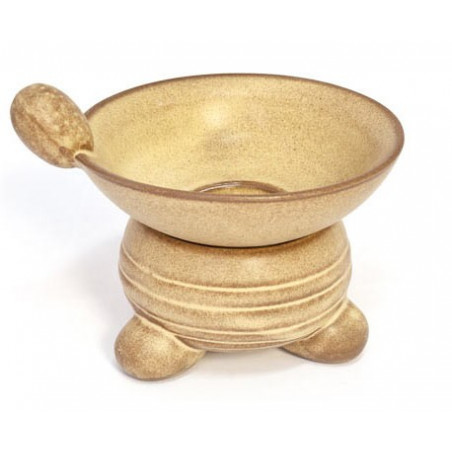 Світло-коричневе сито із підставкою