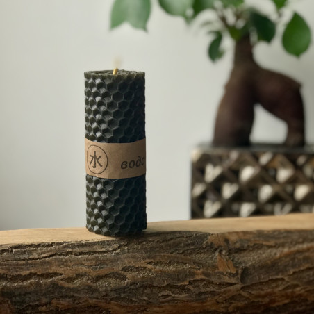 Свічка "Вода" із вощини (8,5 см)