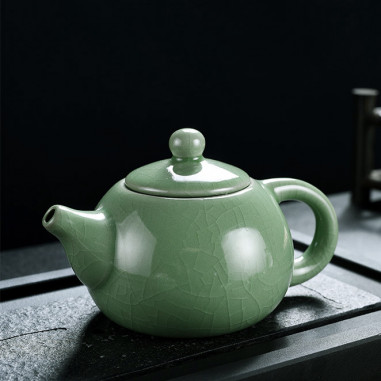 Чайник Сіші з ґеяо кольору зеленої сливи