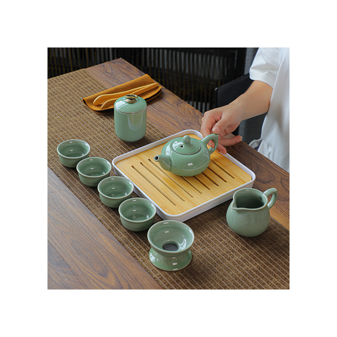 Набір з ґеяо для подорожей з чабанню... Набір з ґеяо для подорожей з чабанню...