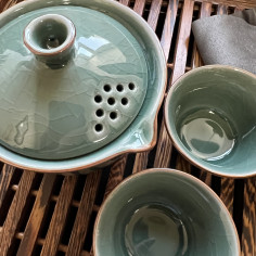 Чайний набір для мандрівок (темно-зелений) 2