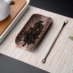 Чахе з ложечкою з металу (колір червоної міді)