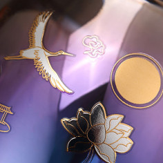 Синій чахай з журавлем та... 2