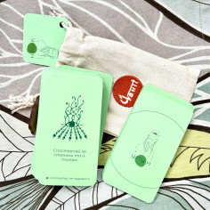 Картки "Чайний оракул" у мішечку