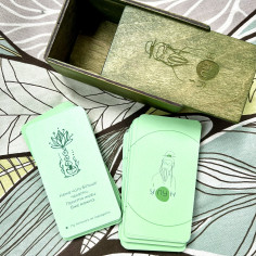 Картки "Чайний оракул" у дерев'яній коробці