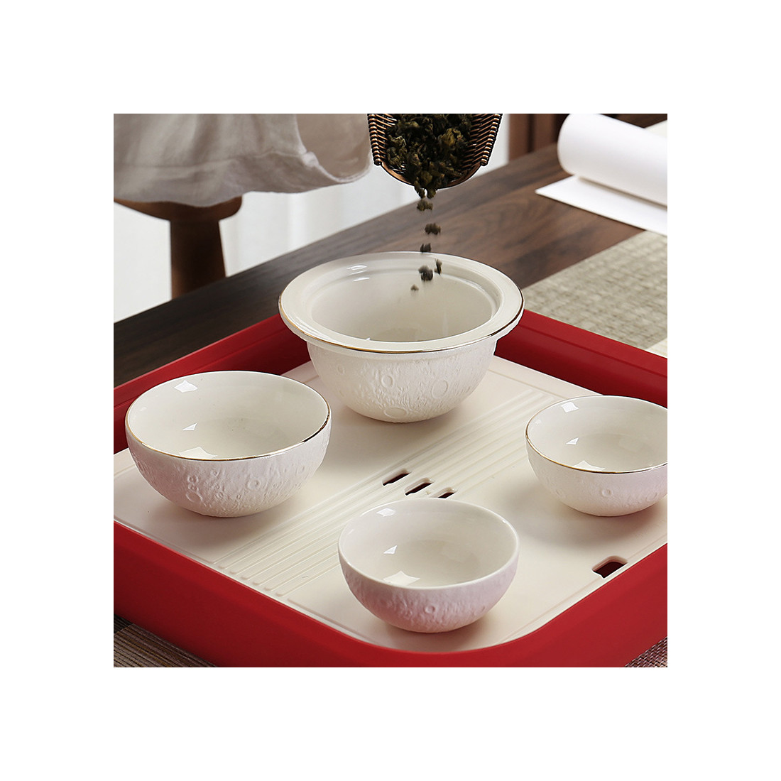 Чайний набір для подорожей "Місяць" Чайний набір для подорожей "Місяць"