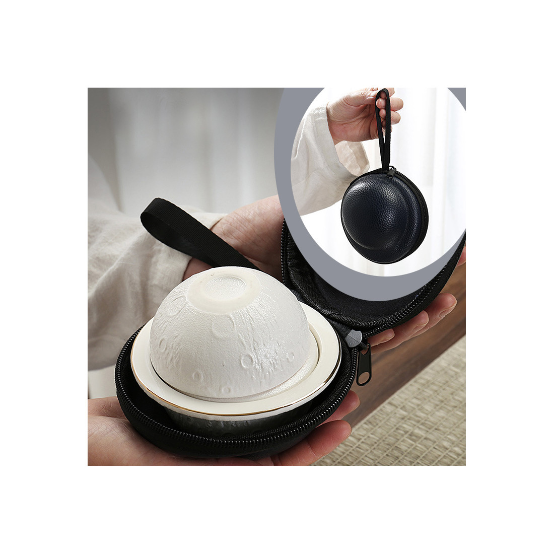 Чайний набір для подорожей "Місяць" Чайний набір для подорожей "Місяць"