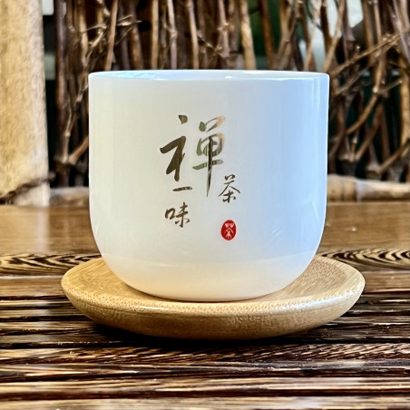 Чаша "Чань" з фарфору кольору білого нефриту