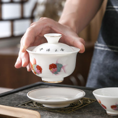 Порцелянова гайвань "Дві рибки"