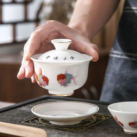 Порцелянова гайвань "Дві рибки"