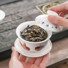 Порцелянова гайвань "Дві рибки" 2