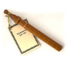 Термометр для чаю в дерев'яному футлярі 2