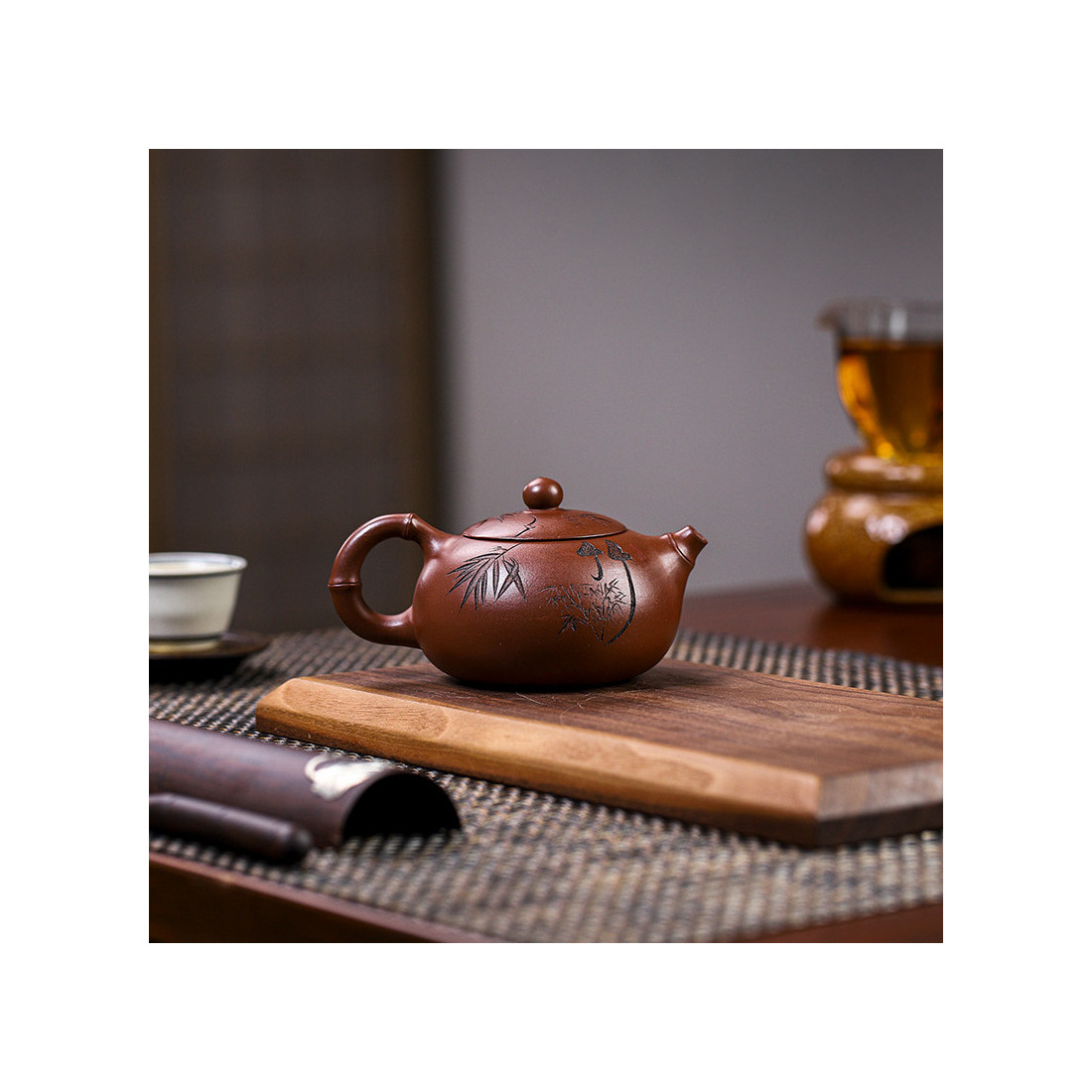 Чайник "Мелодія бамбука" з їсінської... Чайник "Мелодія бамбука" з їсінської...