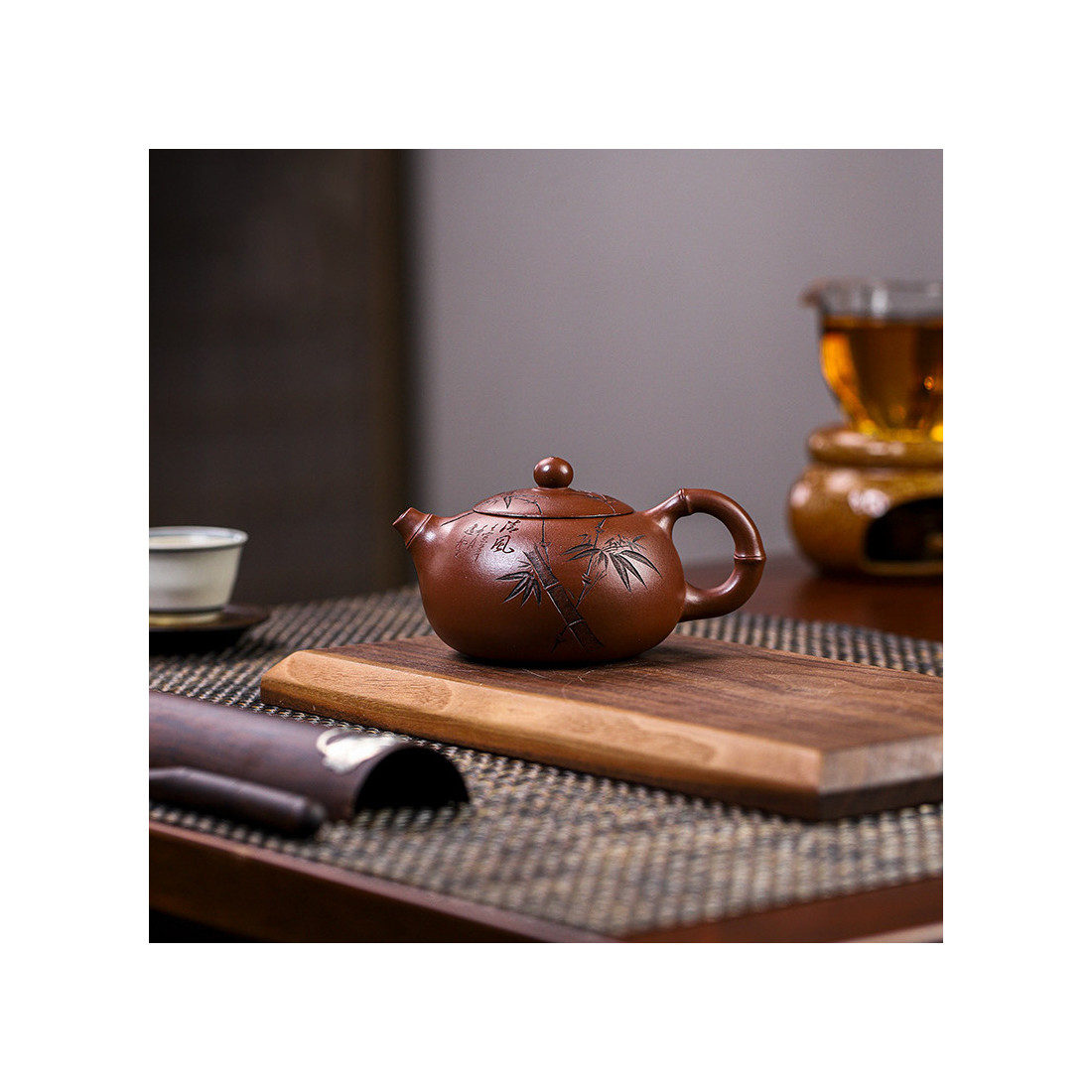 Чайник "Мелодія бамбука" з їсінської... Чайник "Мелодія бамбука" з їсінської...