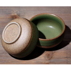 Кругла чаша кольору зеленого бамбука, 35 мл 2