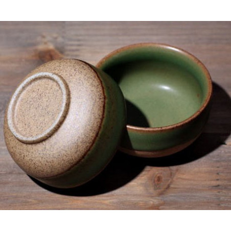 Кругла чаша кольору зеленого бамбука, 35 мл