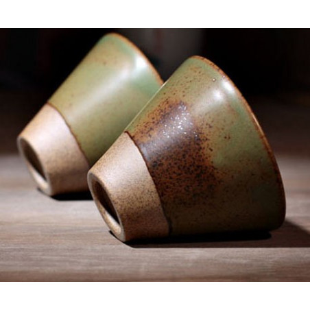 Трикутна чаша кольору зеленого бамбука, 50 мл Трикутна чаша кольору зеленого бамбука, 50 мл