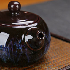 Космос — чайник з ефектарною глазур'ю 2