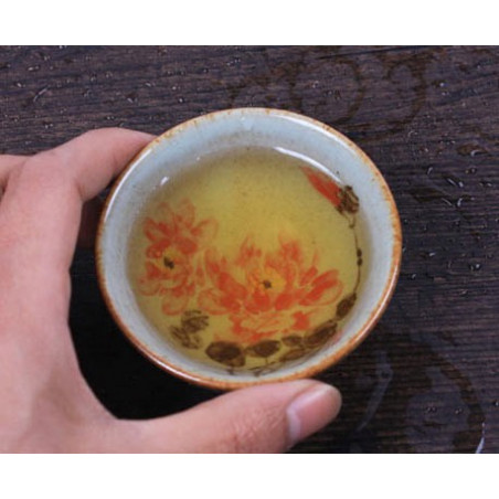 Серія сірих чаш з малюнком