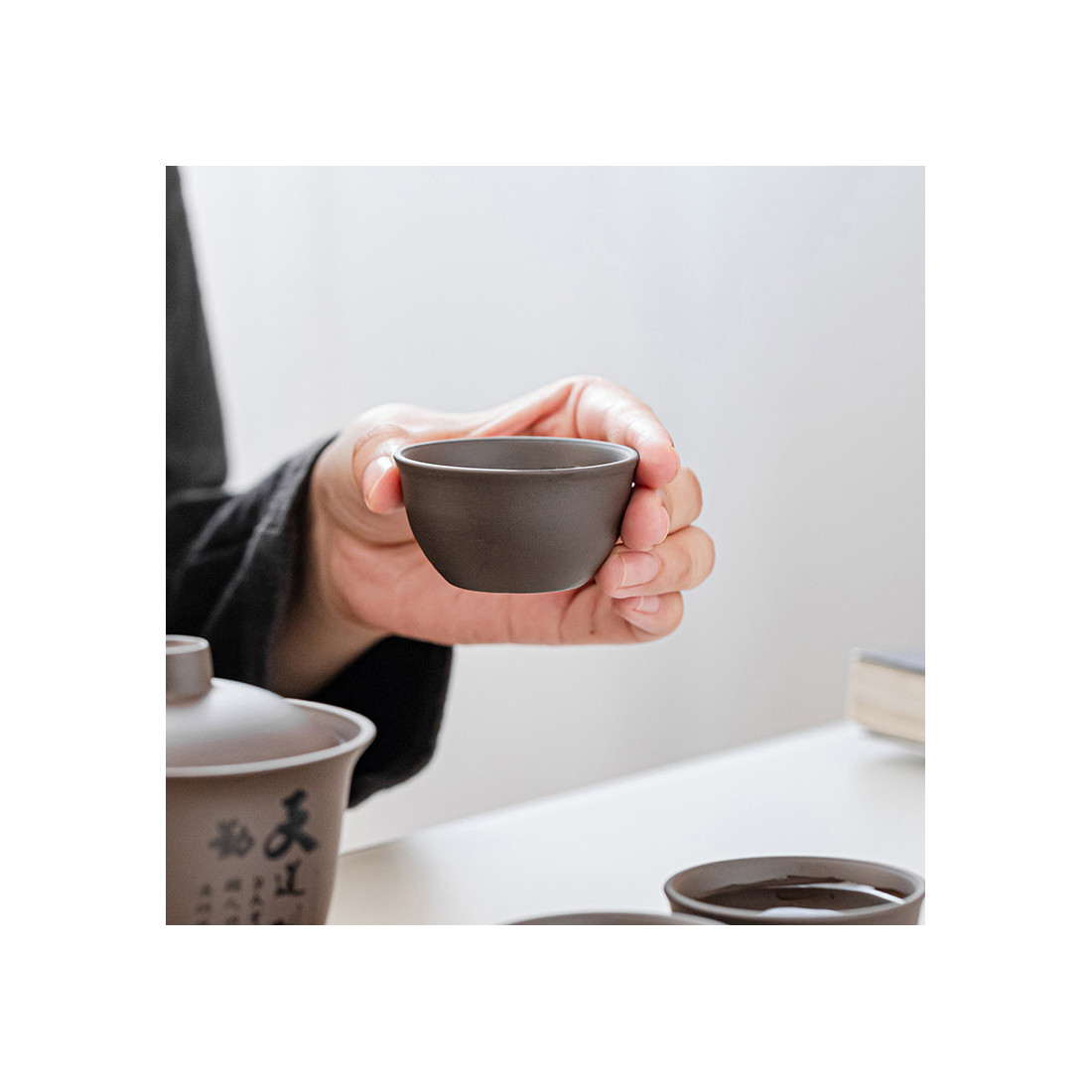 Глиняний чайний набір для подорожей Глиняний чайний набір для подорожей