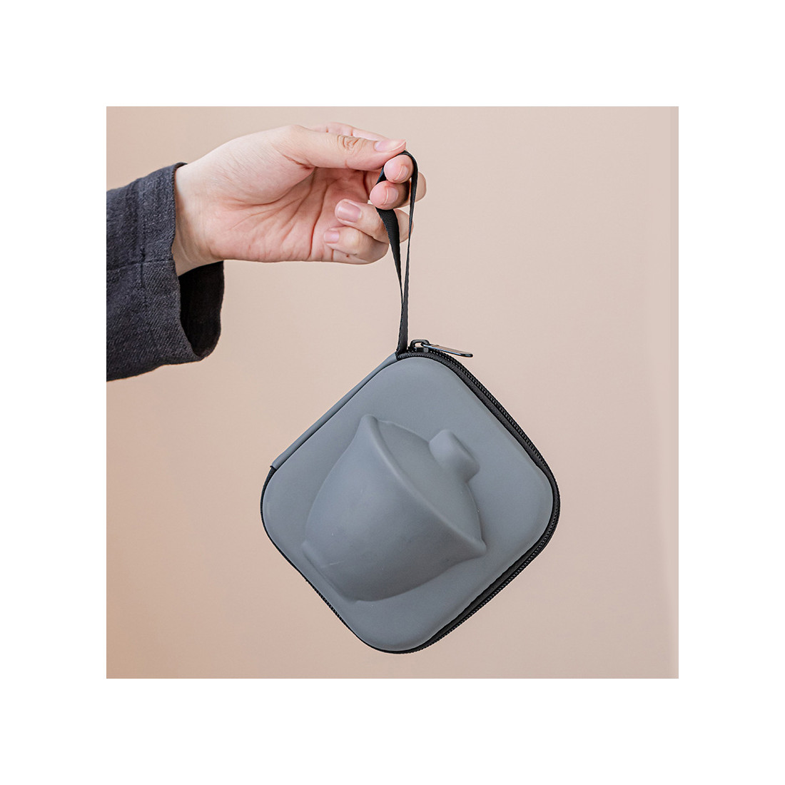 Глиняний чайний набір для подорожей Глиняний чайний набір для подорожей