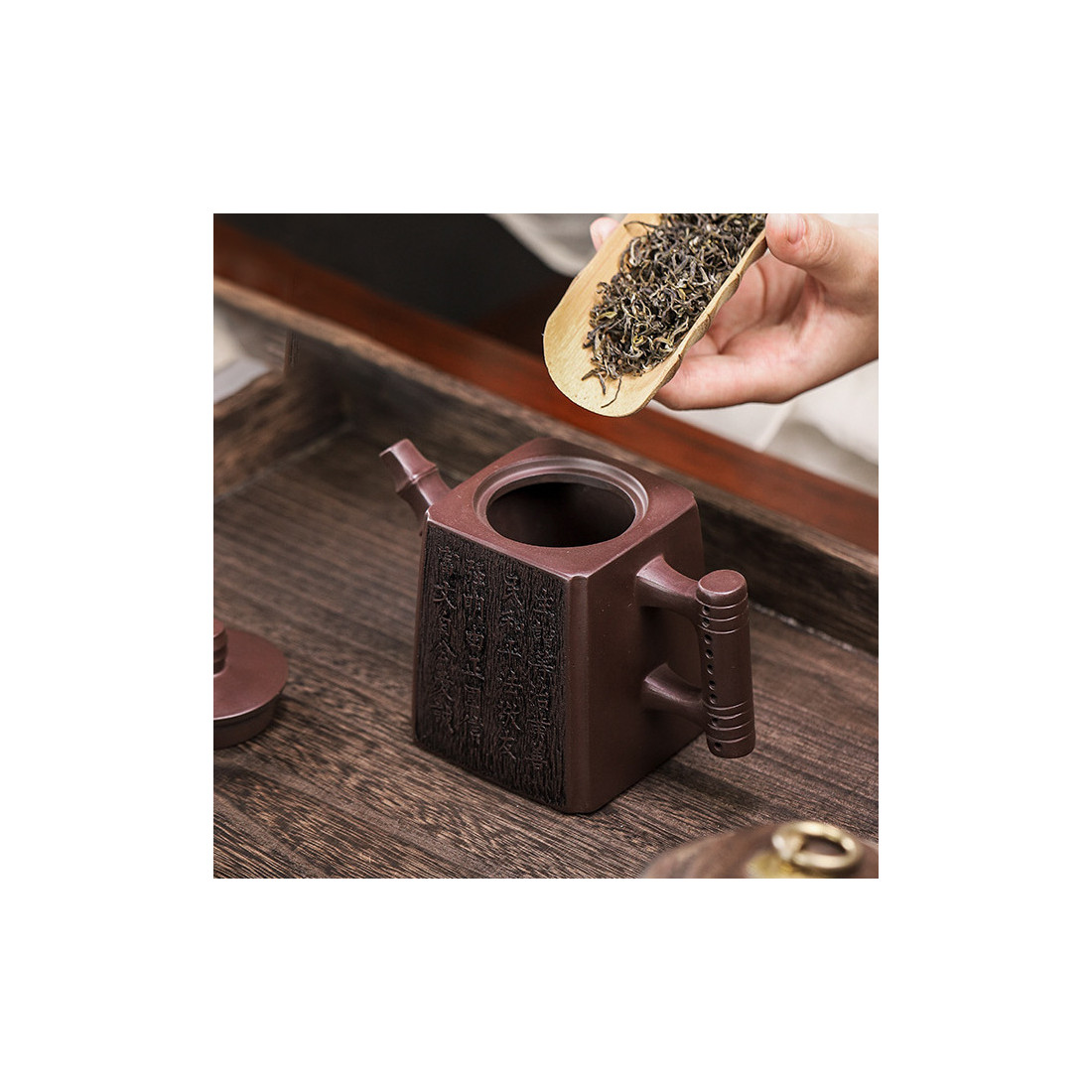 Чайник "Бамбуковий" з їсінської глини Чайник "Бамбуковий" з їсінської глини