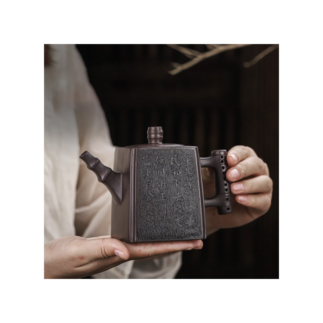 «Бамбуковий» — чайник з їсінської глини «Бамбуковий» — чайник з їсінської глини