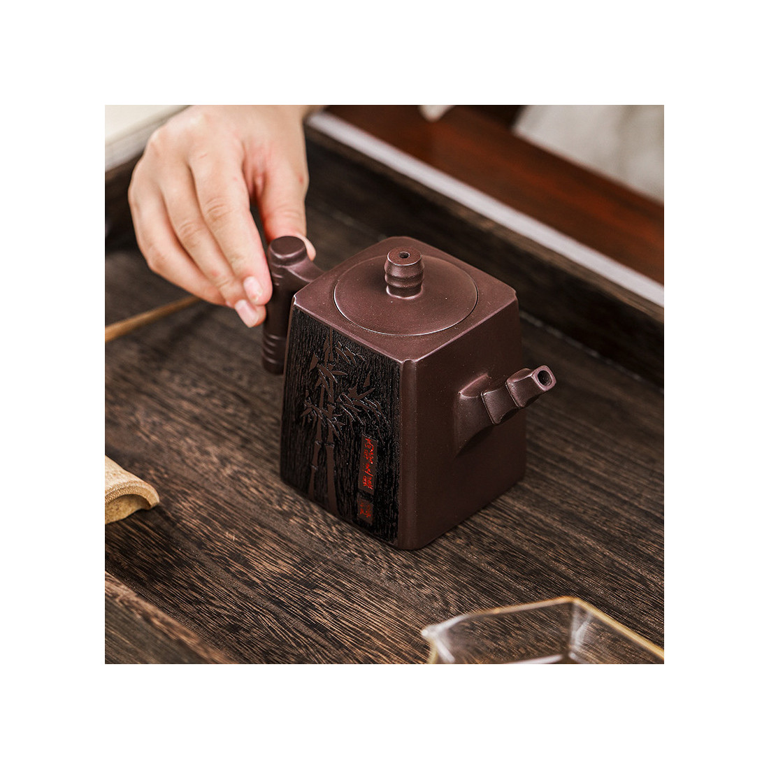 Чайник "Бамбуковий" з їсінської глини Чайник "Бамбуковий" з їсінської глини