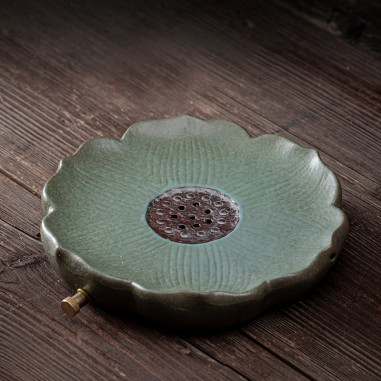 Посуд, що живить чайник (зелений)