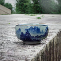 Крупна чаша із порцеляни Цзінхуа "Гори та води на тисячу лі"