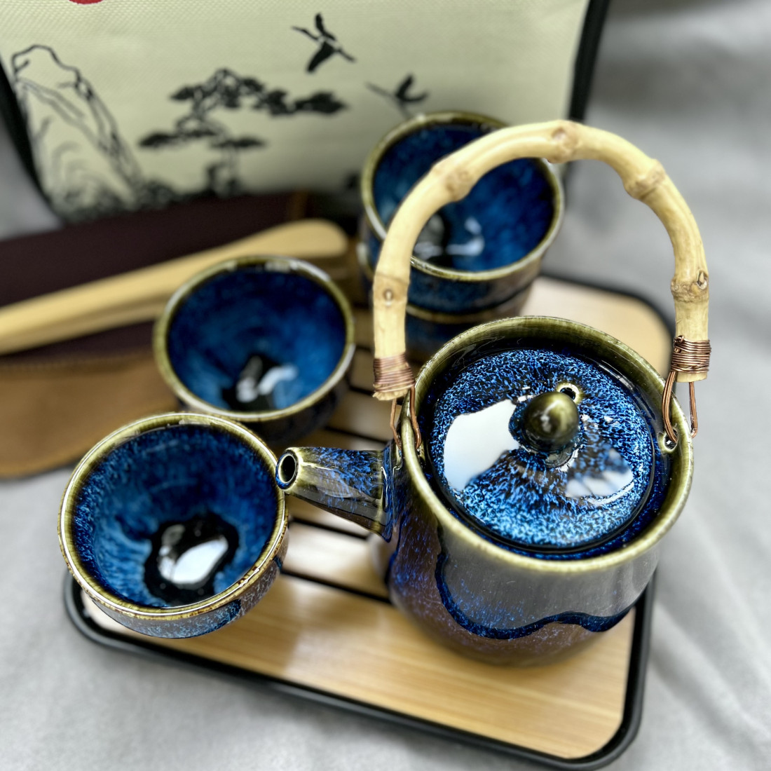 Набір для подорожей з чайником з... Набір для подорожей з чайником з...