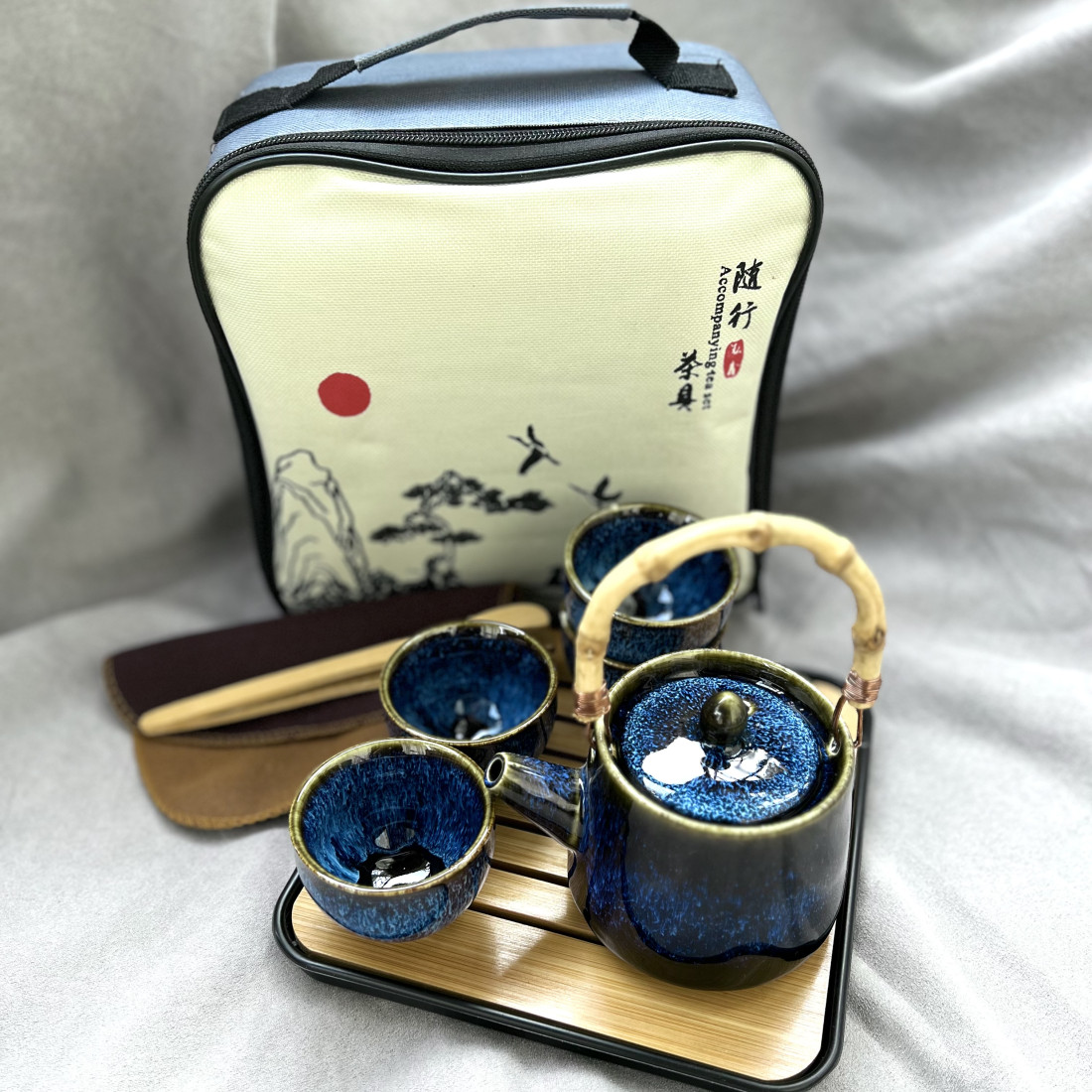 Набір для подорожей з чайником з... Набір для подорожей з чайником з...