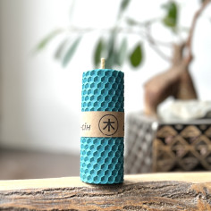 Свічка "Дерево" з вощини...