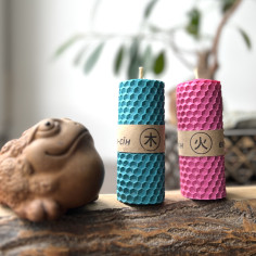 Свічка "Дерево" з вощини... 2